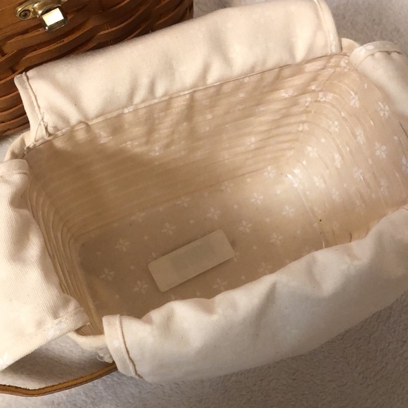 Vintage handmade Longaberger basket crossbody purse with all original inserts - Picture 3 of 16